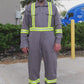 Flame Resistant High Visibility Hi Vis Coverall - 88% C /12% N