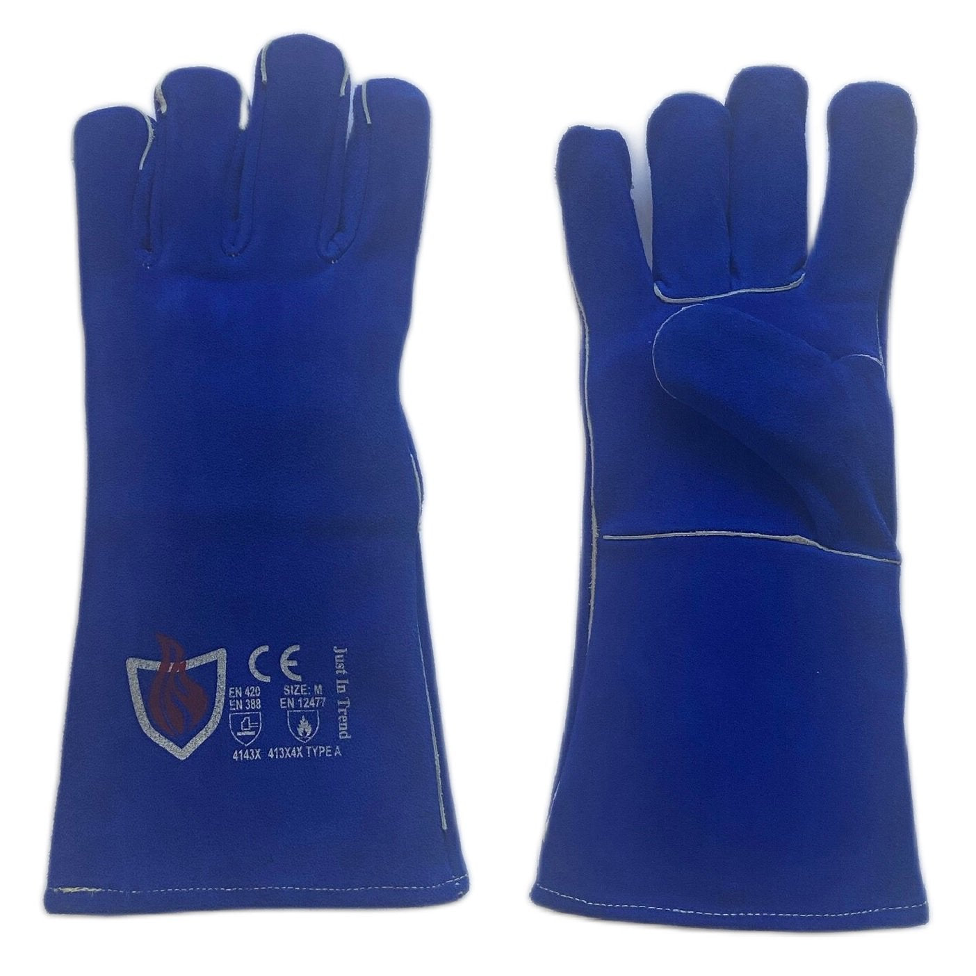 Blue Welding Gloves