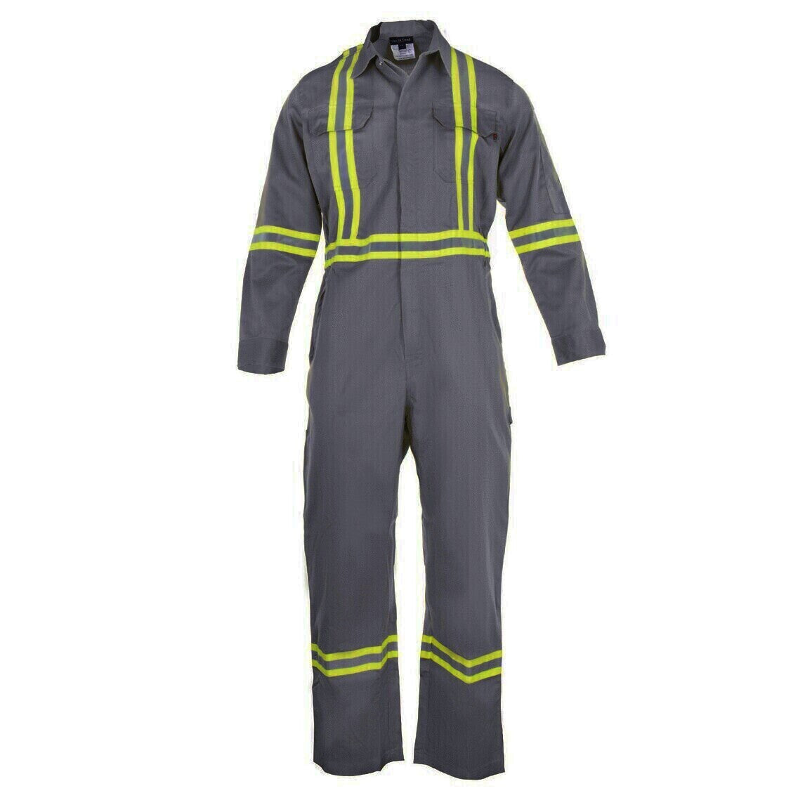 Flame Resistant High Visibility Hi Vis Coverall - 88% C /12% N