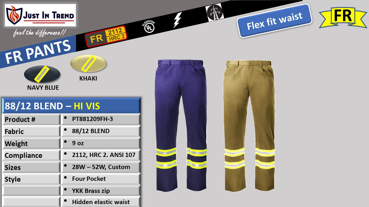 Jonsson SABS Acid Resistant & Flame Resistant Work Trousers CYMOT