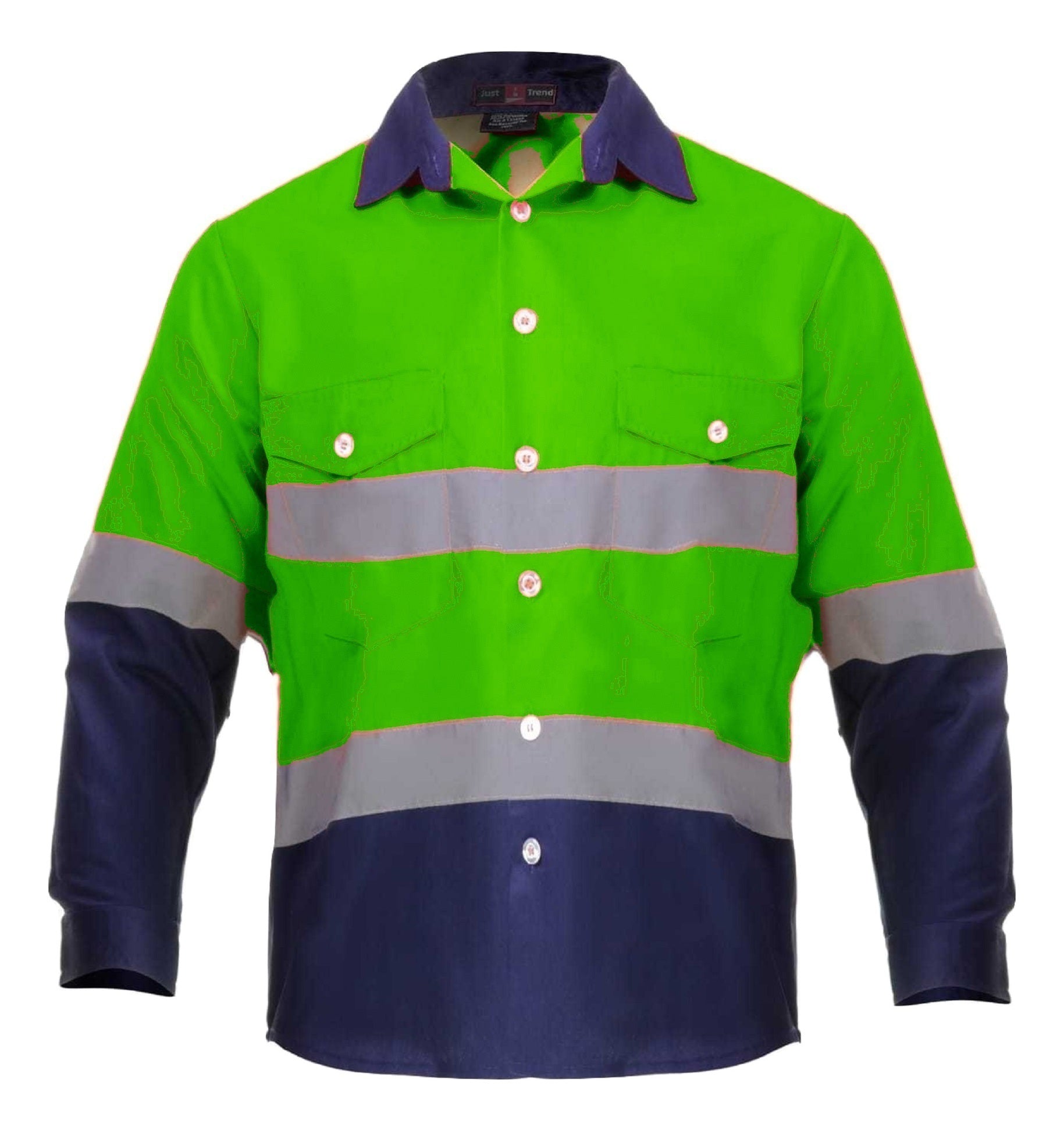 Cotton fashion hi vis work shirts