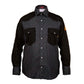 Flame Resistant FR Shirt - 88/12 - Western Style - Two Tone 7 oz