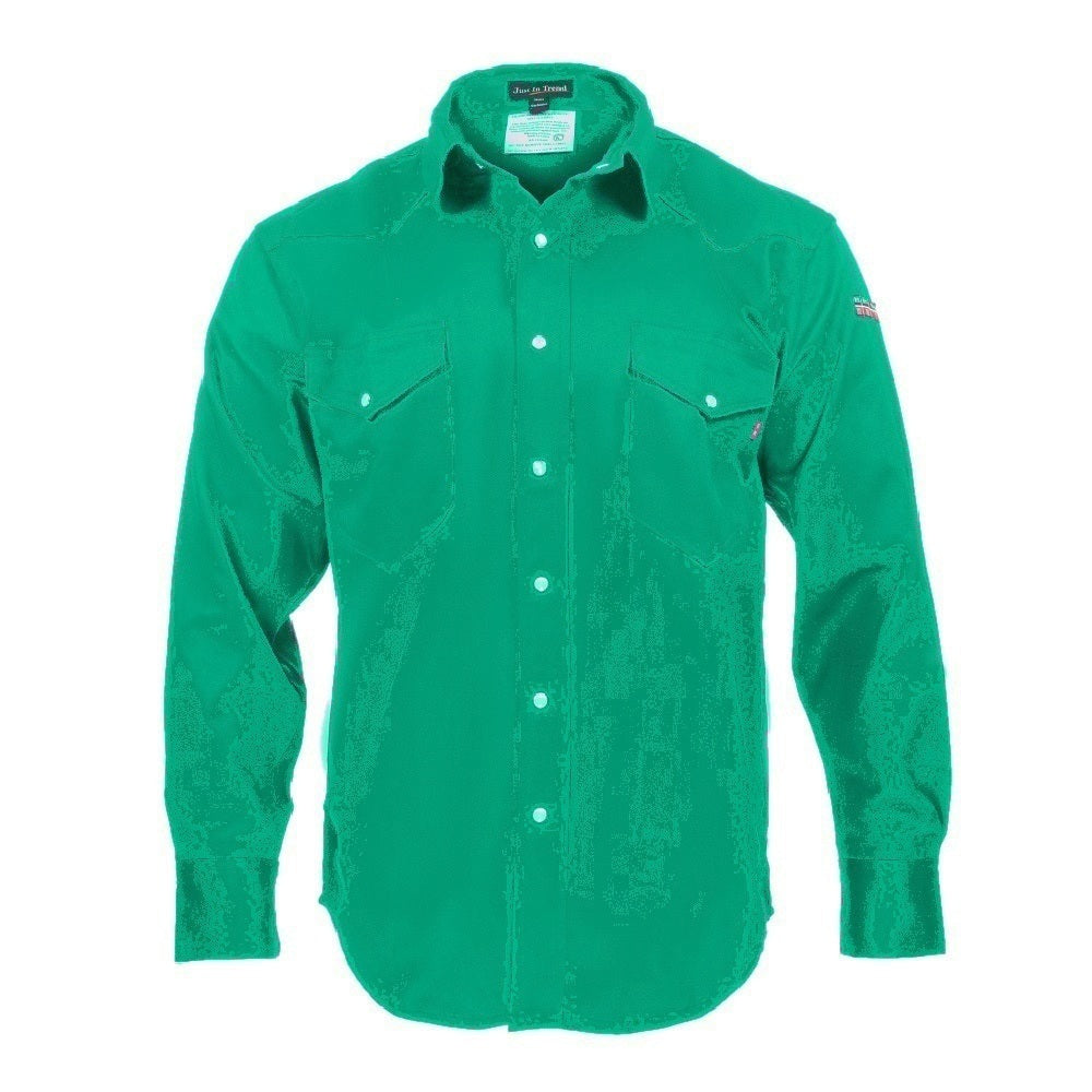 Flame Resistant Welding Shirt - 100% C - 9 oz